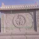 林芝 芝麻白花岗岩屏风，照壁，影壁