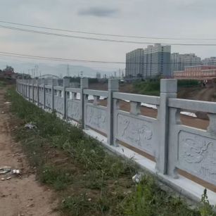 林芝 石材河道栏杆
