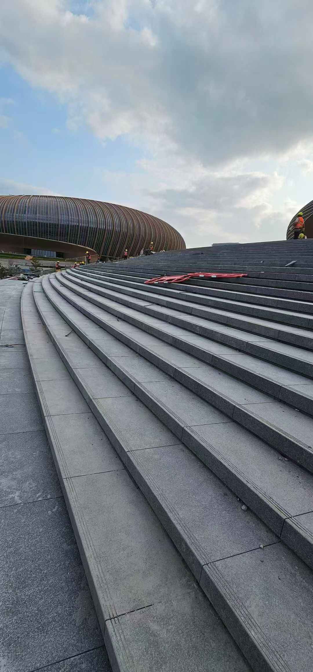 林芝 弧形整石台阶铺装效果图