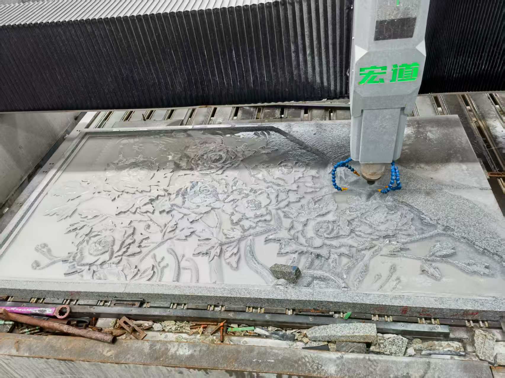 林芝 别墅墙面石材雕刻