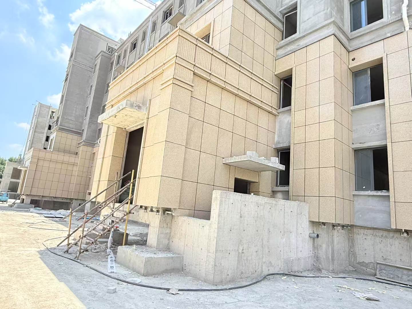 林芝 黄金麻干挂，工地实拍