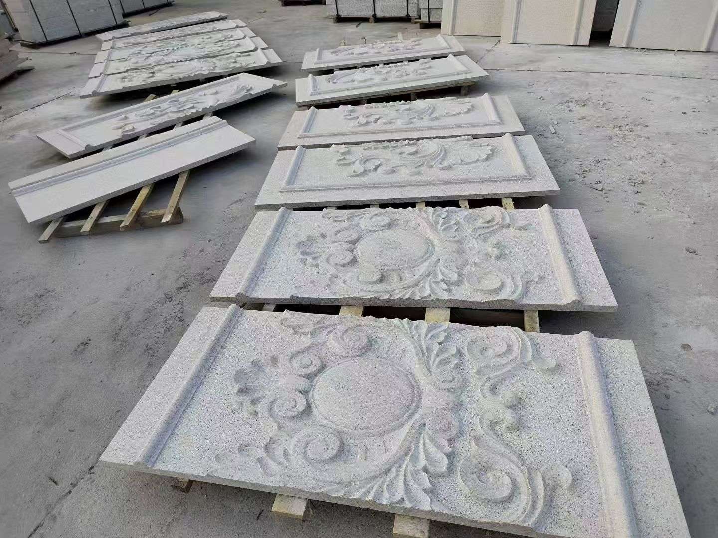 林芝 芝麻白干挂雕花板