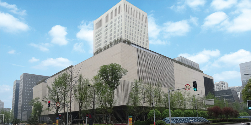 林芝花岗岩在外墙干挂案例