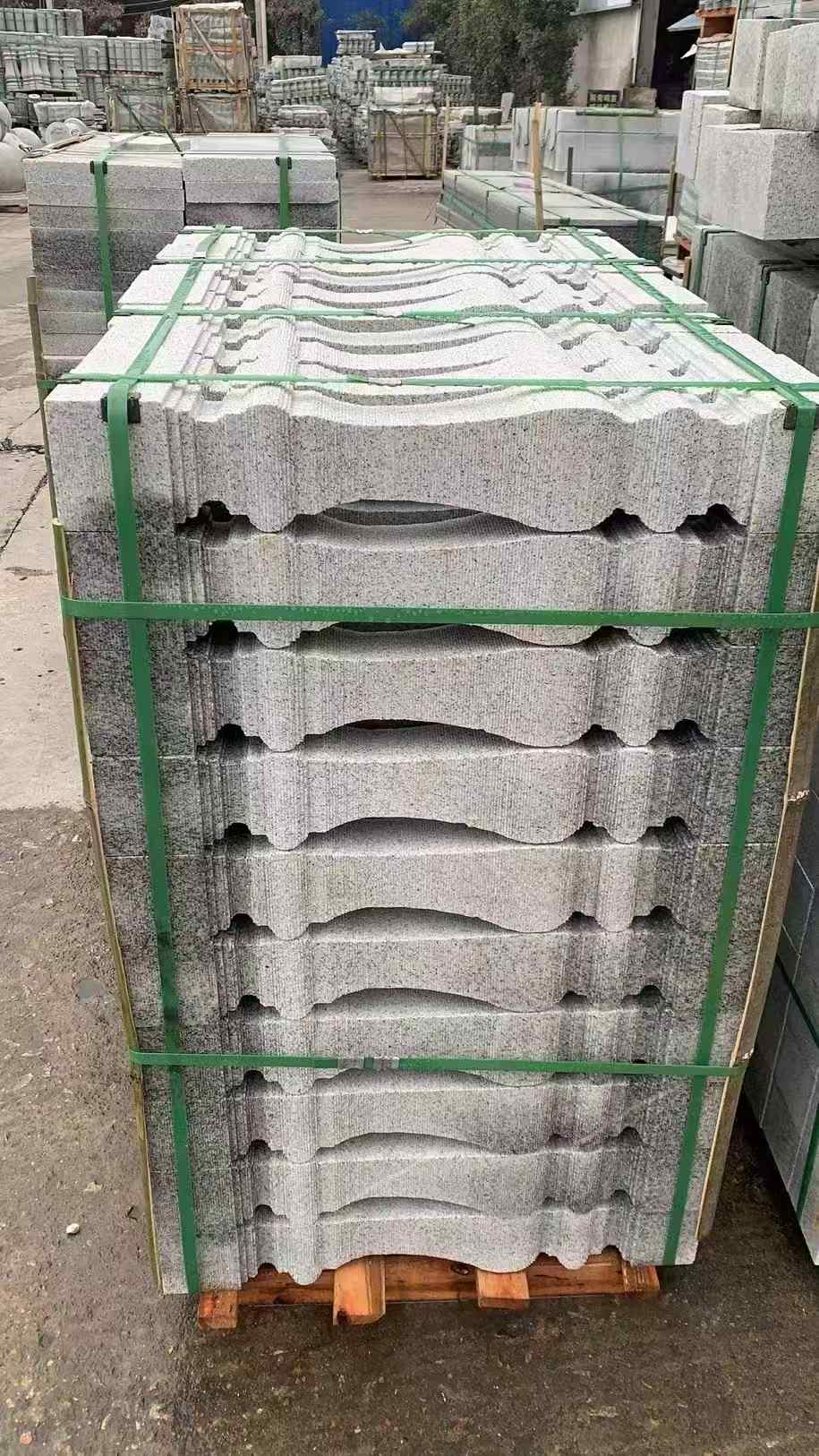 林芝 芝麻白方形拉丝面，栏杆花瓶柱