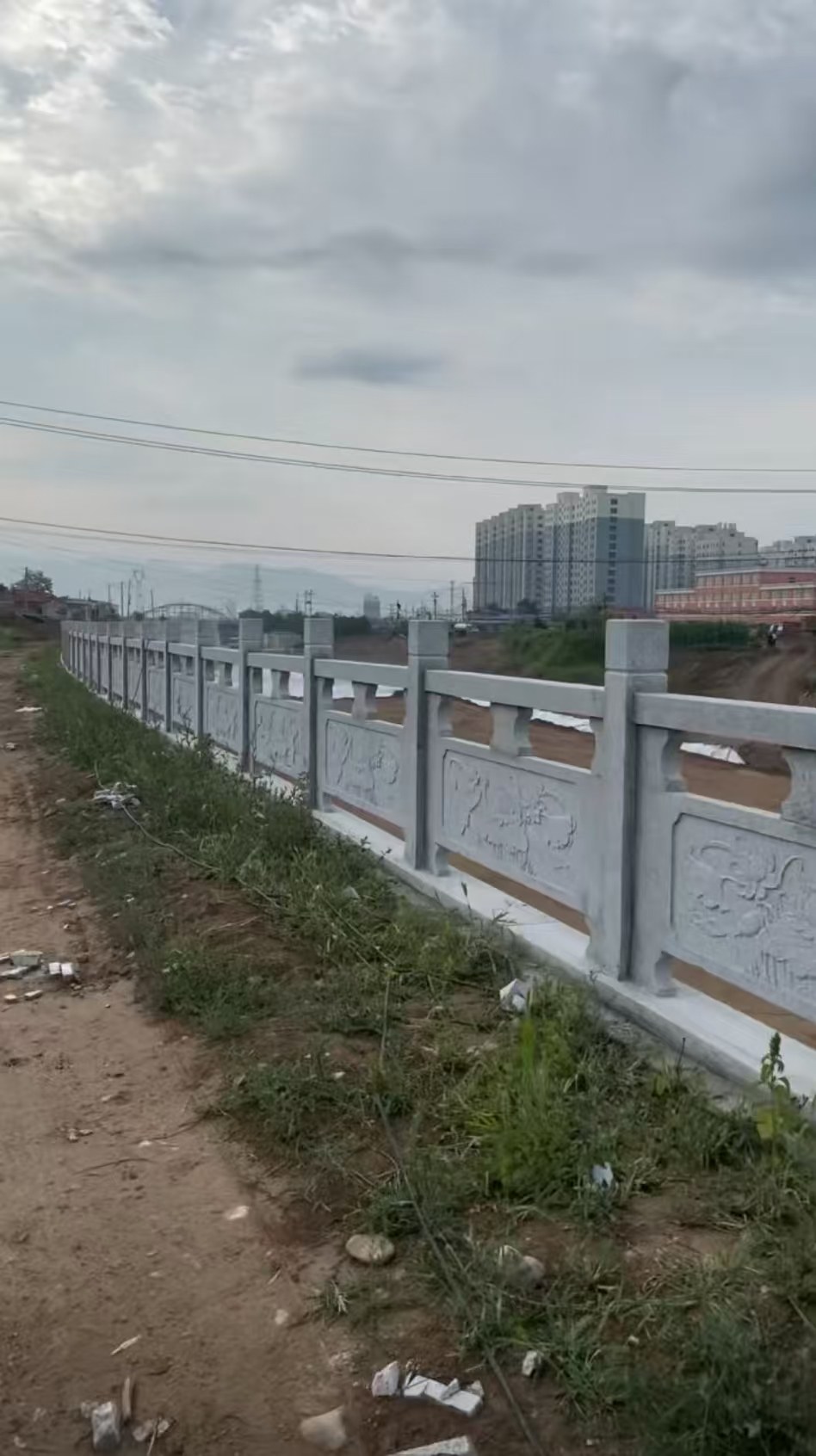 林芝 石材河道栏杆